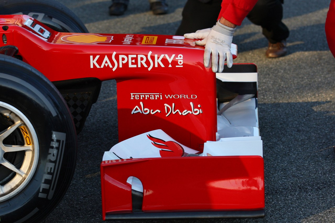 07.02.2012 Jerez, Spain,
Ferrari nose cone - Formula 1 Testing, day 1 - Formula 1 World Championship 