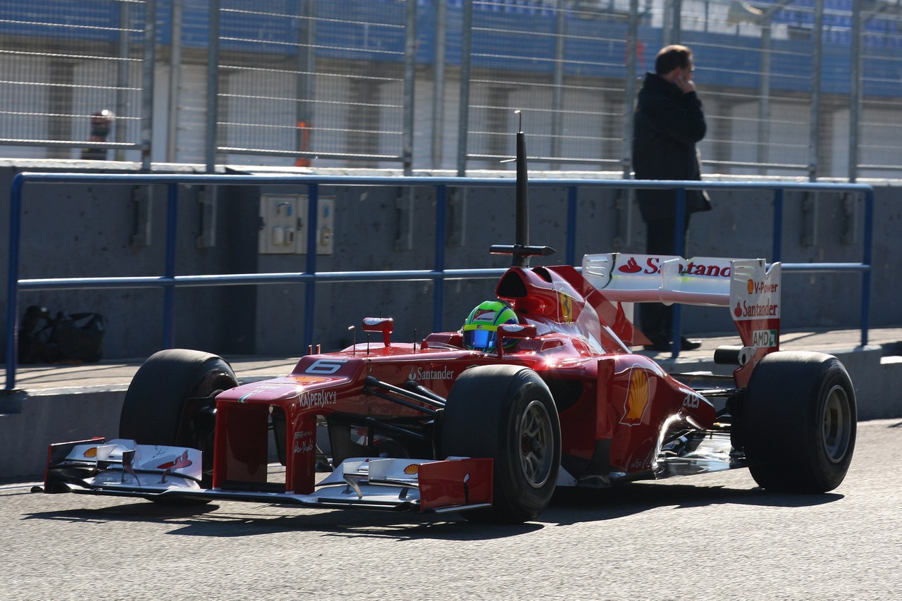 07.02.2012 Jerez, Spain,
Felipe Massa (BRA), Scuderia Ferrari   - Formula 1 Testing, day 1 - Formula 1 World Championship 