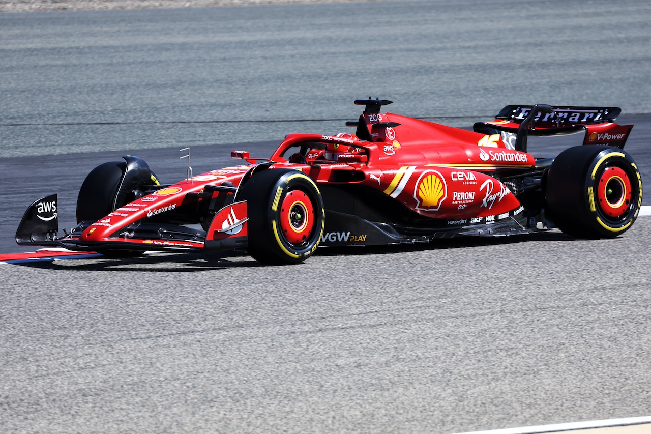 Ferrari SF-24 | Test Bahrain 2024
