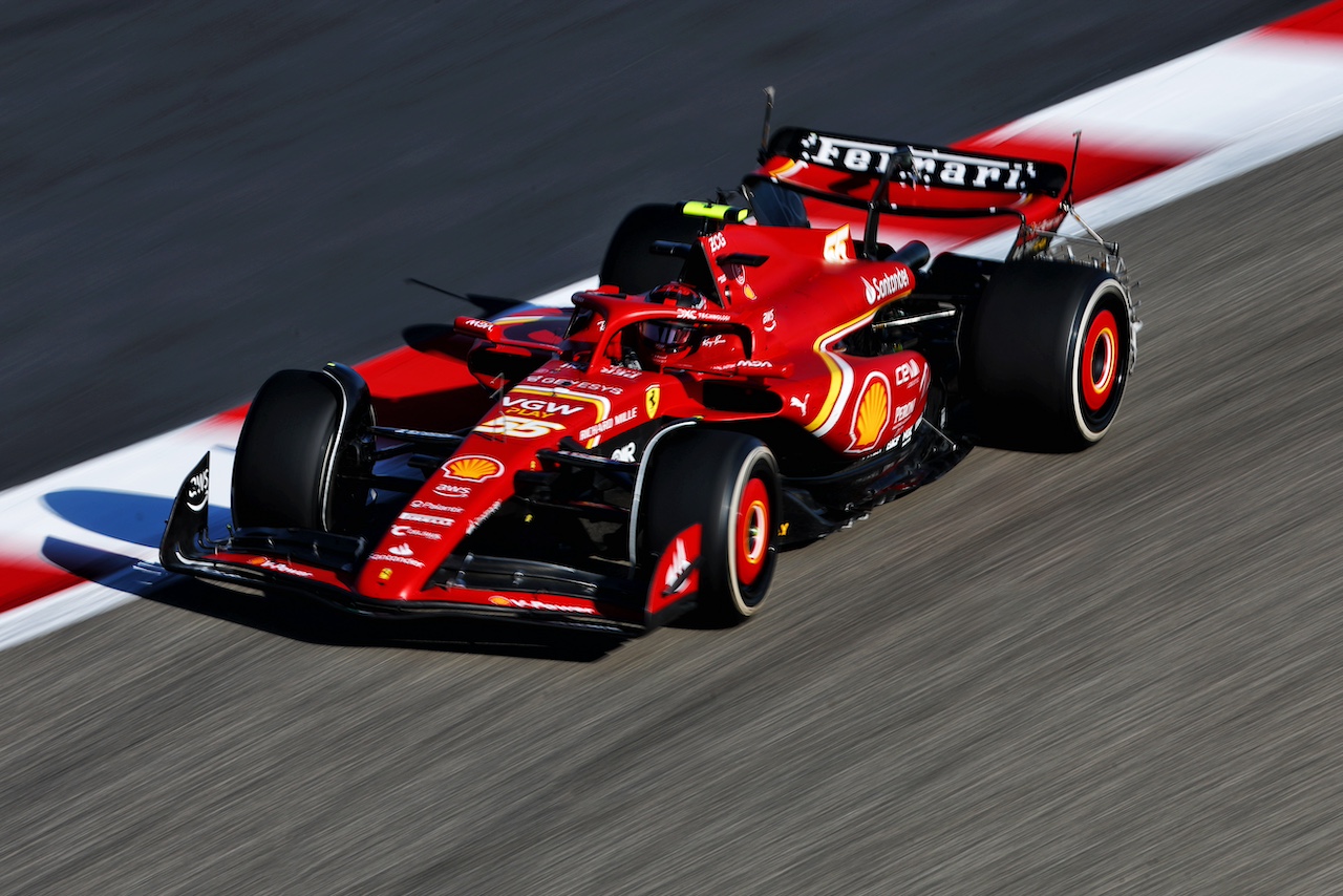 Carlos Sainz Jr (ESP) Ferrari SF-24.
21.02.2024. Formula 1 Testing, Sakhir, Bahrain, Day One.
 - www.xpbimages.com, EMail: requests@xpbimages.com © Copyright: Coates / XPB Images