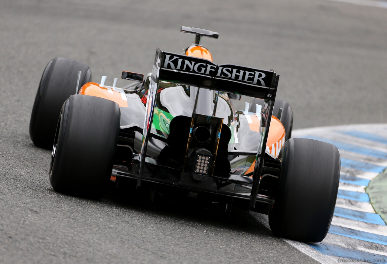 Sergio Perez (MEX), Sahara Force India 
28.01.2014. Formula One Testing, Day One, Jerez, Spain.