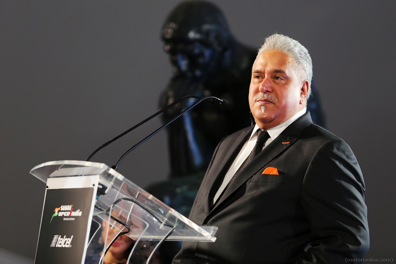 Dr. Vijay Mallya (IND) Sahara Force India F1 Team Owner.
21.01.2015.