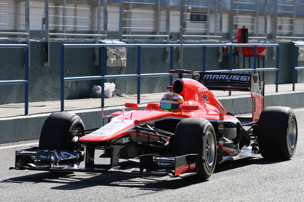 Luiz Razia (BRA) Marussia F1 Team MR02.
06.02.2013. 