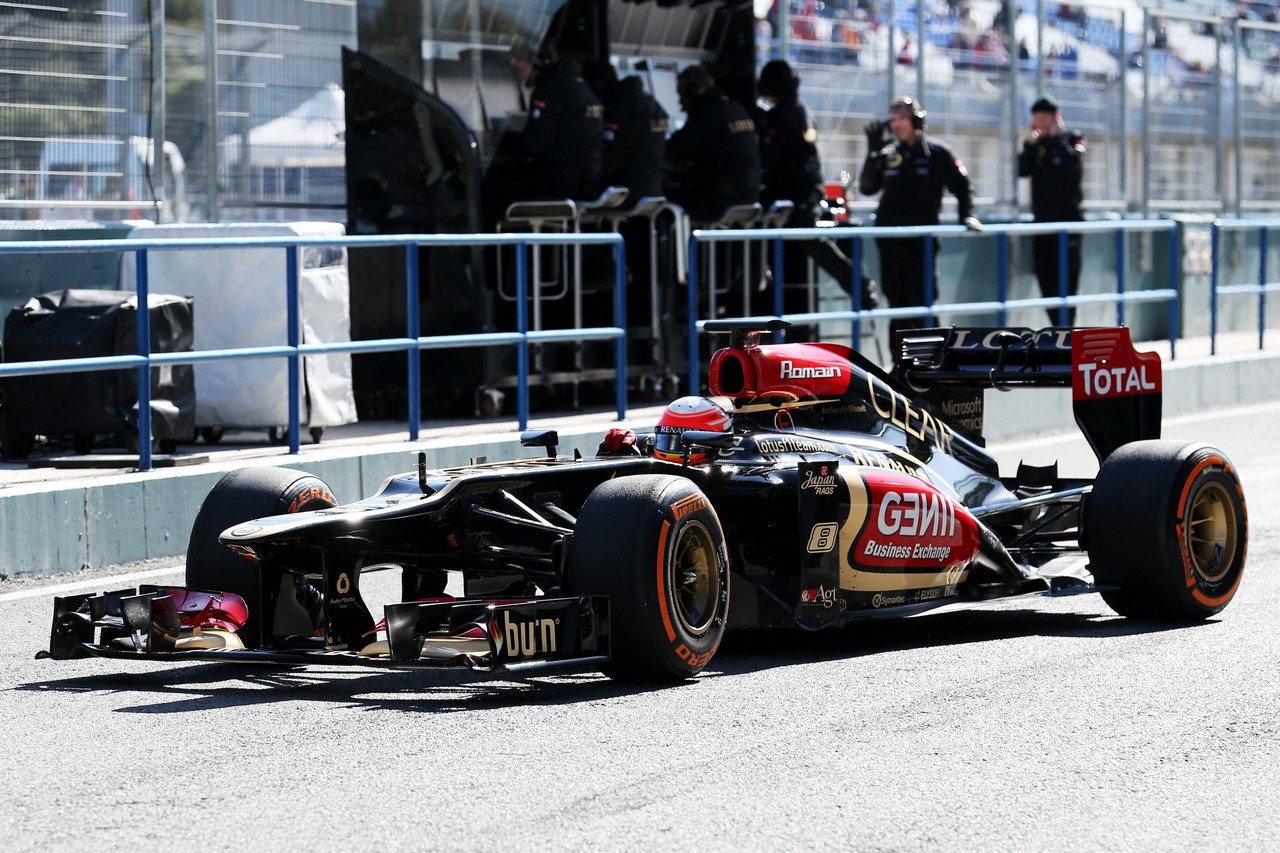 Romain Grosjean (FRA) Lotus F1 E21.
06.02.2013. 