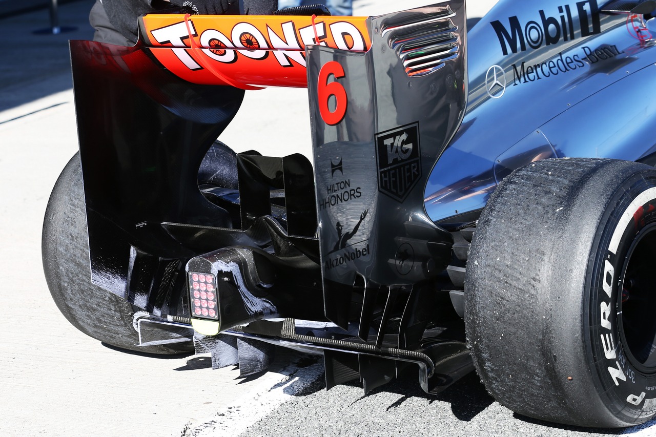 McLaren MP4-28 rear diffuser.
06.02.2013. 
