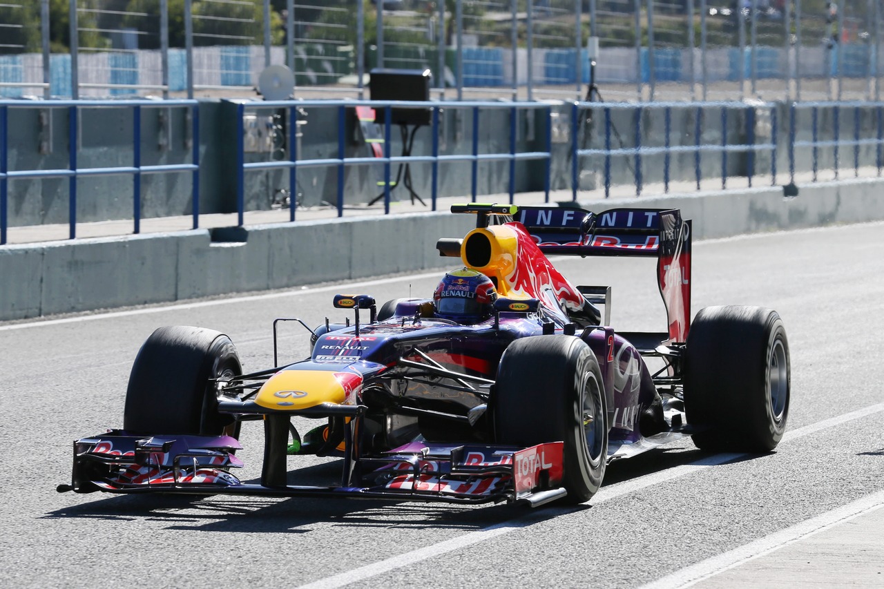 Mark Webber (AUS) Red Bull Racing RB9.
06.02.2013. 