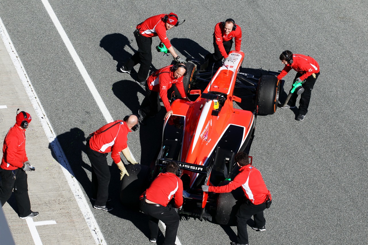 Luiz Razia (BRA) Marussia F1 Team MR02.
06.02.2013. 