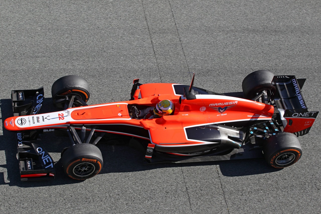 Luiz Razia (BRA) Marussia F1 Team MR02.
06.02.2013. 