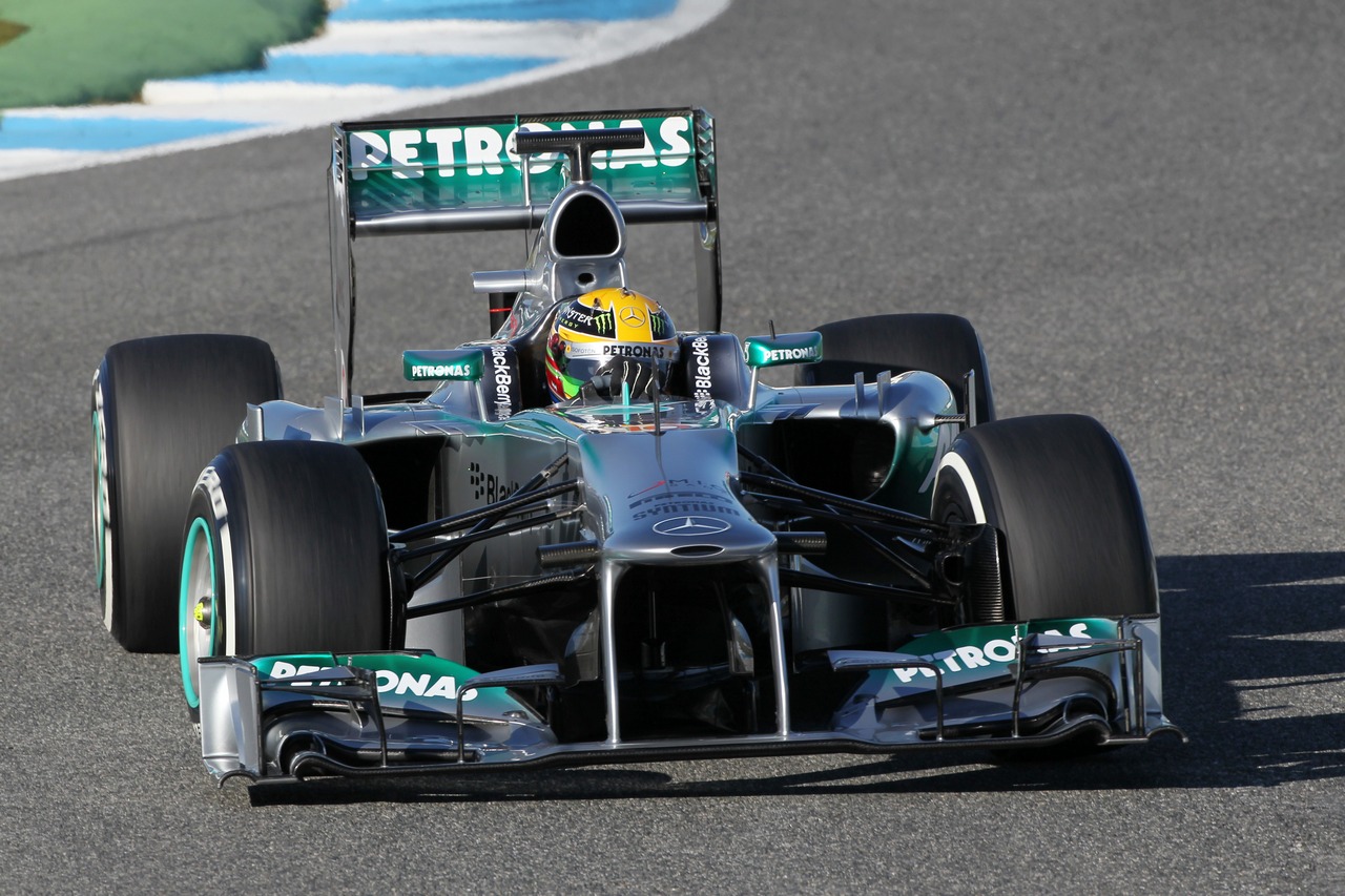 Lewis Hamilton (GBR) Mercedes AMG F1 W04.
06.02.2013. 