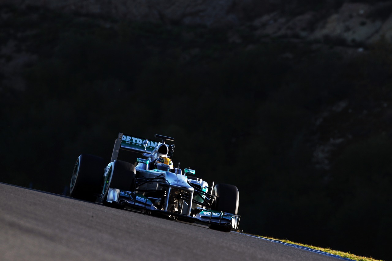 Lewis Hamilton (GBR) Mercedes AMG F1 W04.
06.02.2013. 