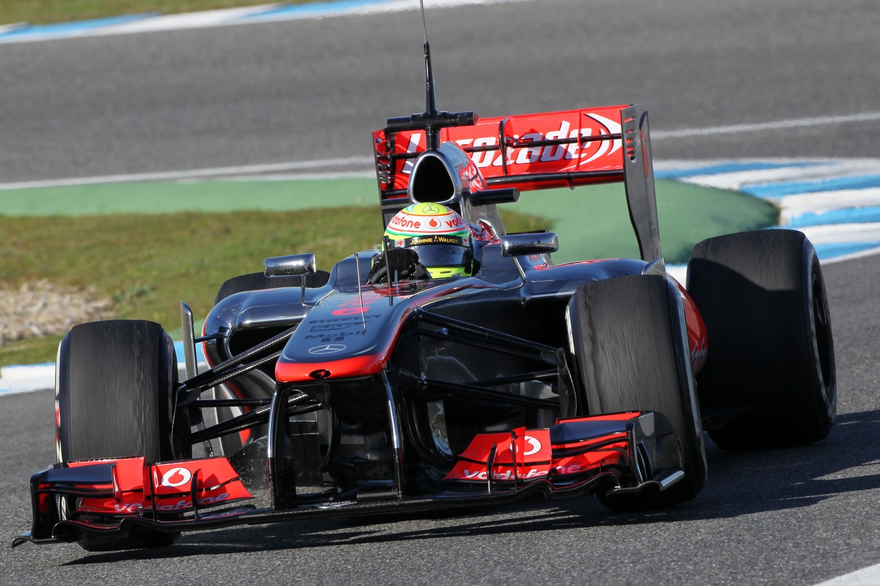 Sergio Perez (MEX) McLaren MP4-28.
06.02.2013. 