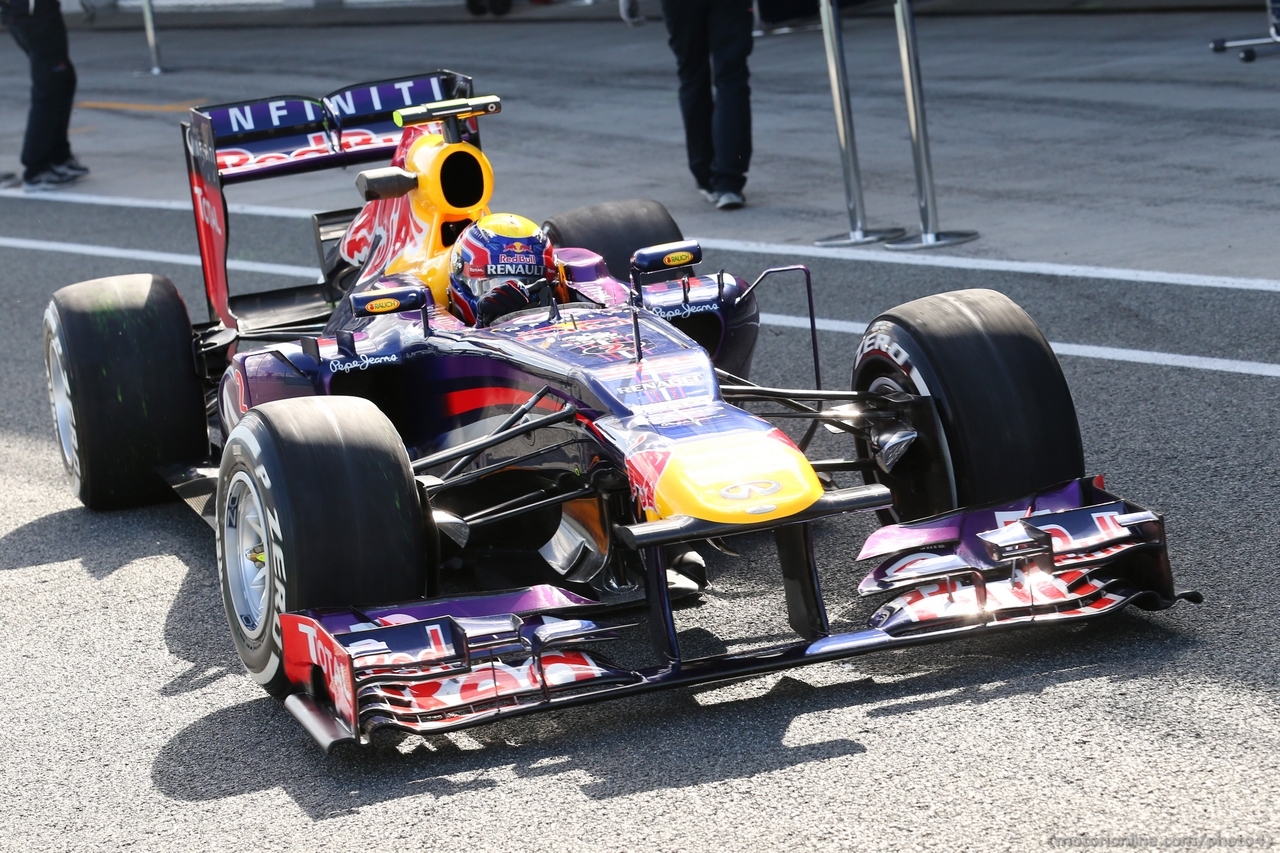 Mark Webber (AUS) Red Bull Racing RB9.
06.02.2013. 