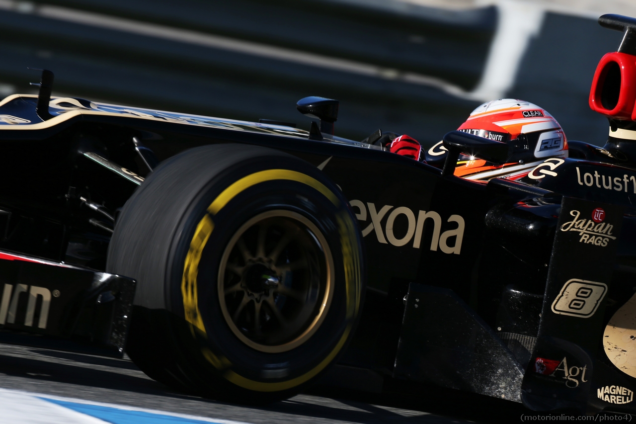 Romain Grosjean (FRA) Lotus F1 E21.
06.02.2013. 