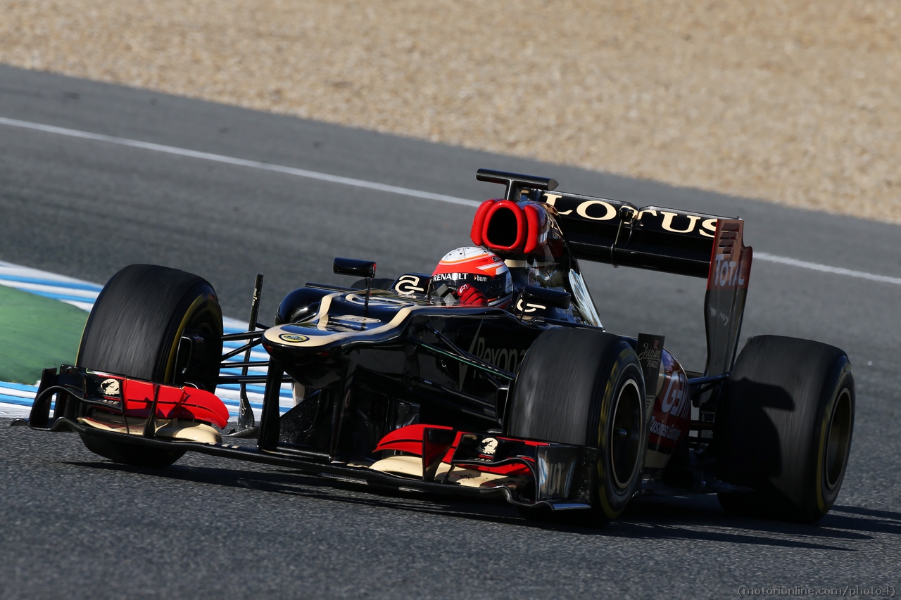 Romain Grosjean (FRA) Lotus F1 E21.
06.02.2013. 