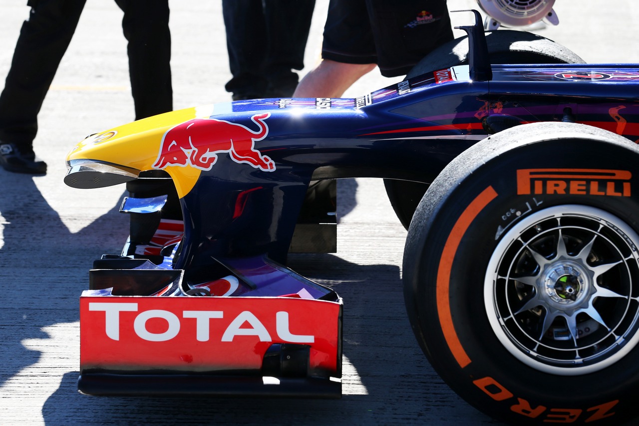 Red Bull Racing RB9 front wing and nosecone.
