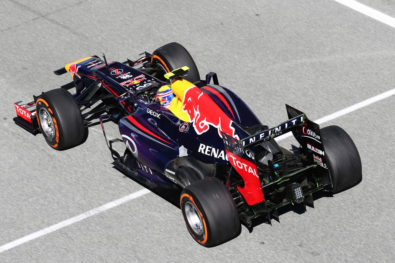 Mark Webber (AUS) Red Bull Racing RB9.
