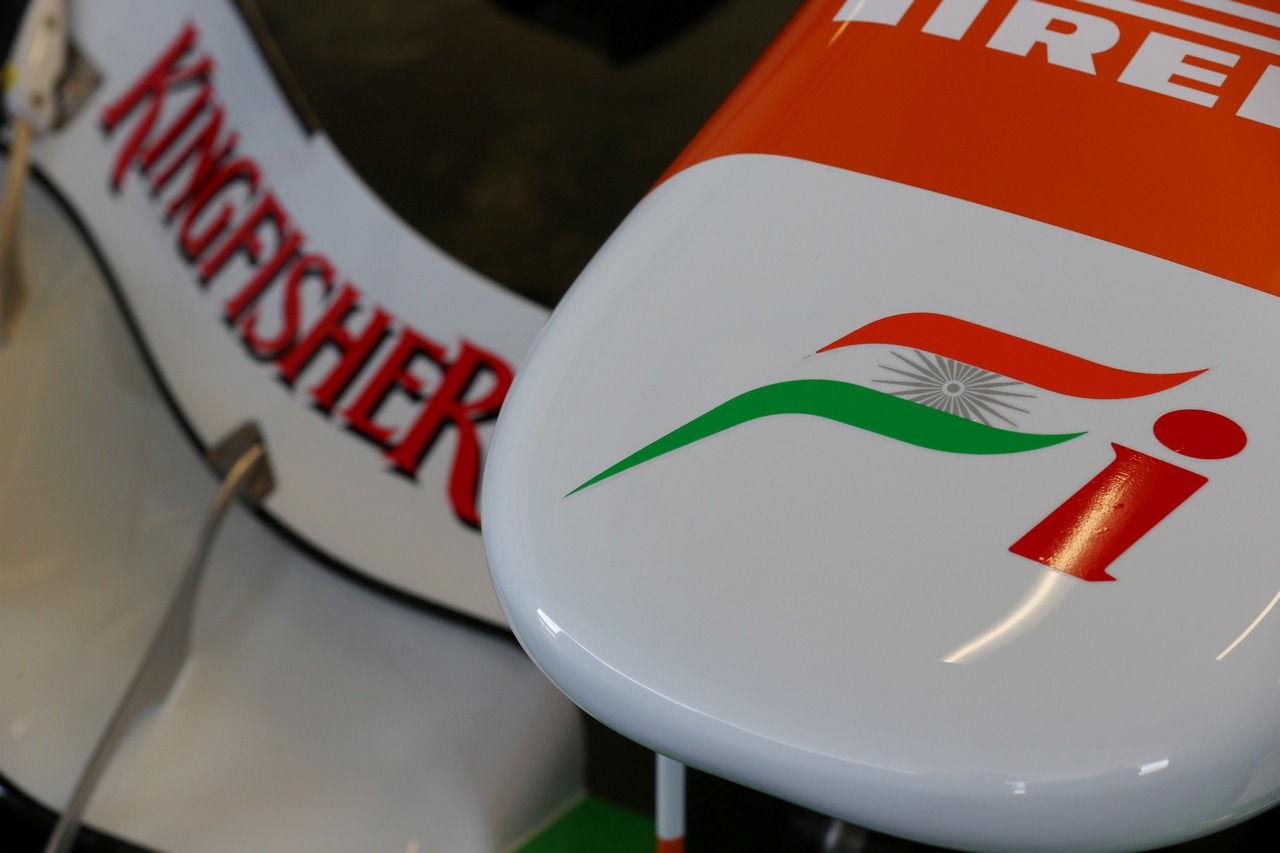 Sahara Force India F1 VJM06 nosecone.
