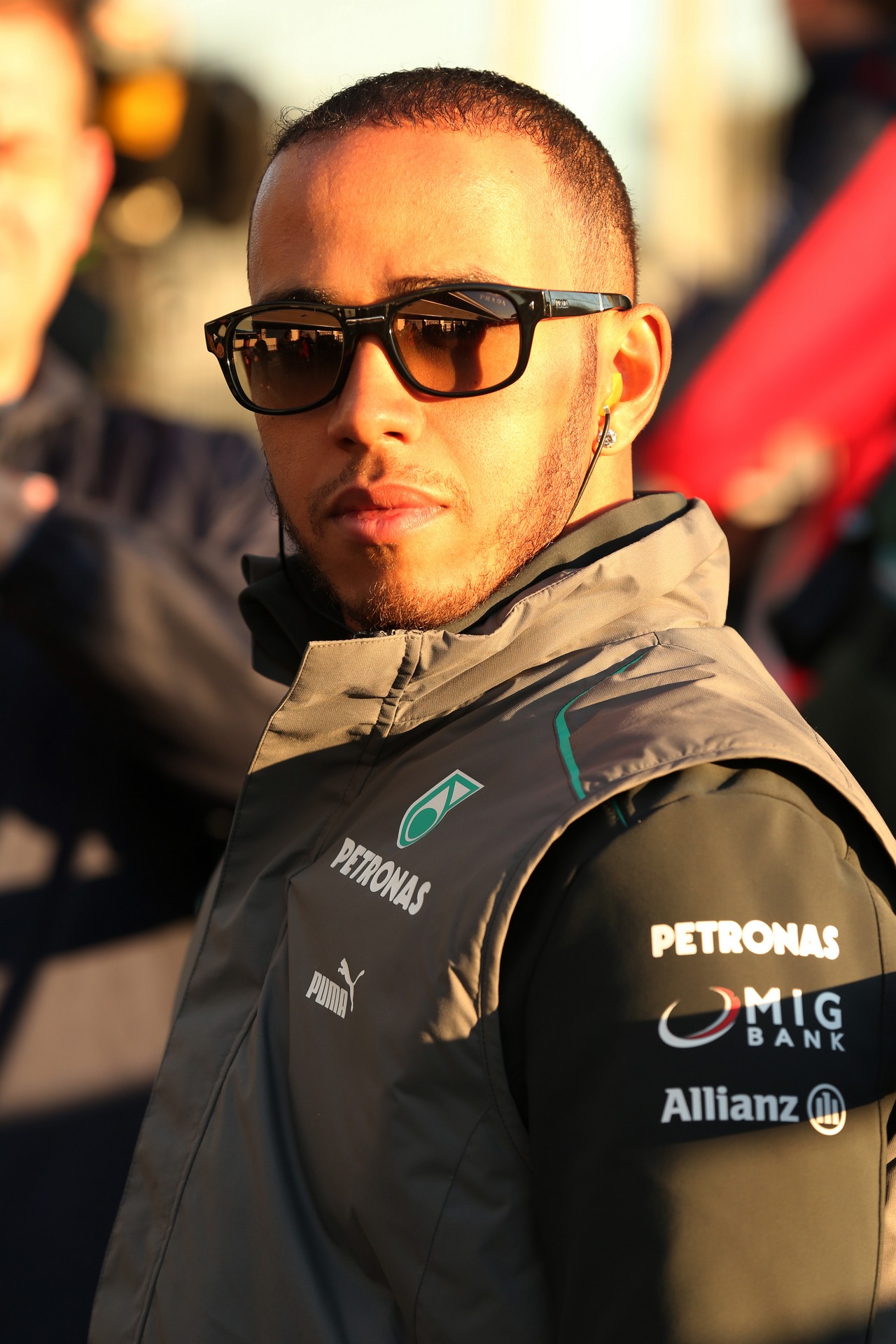 Lewis Hamilton (GBR) Mercedes AMG F1.
