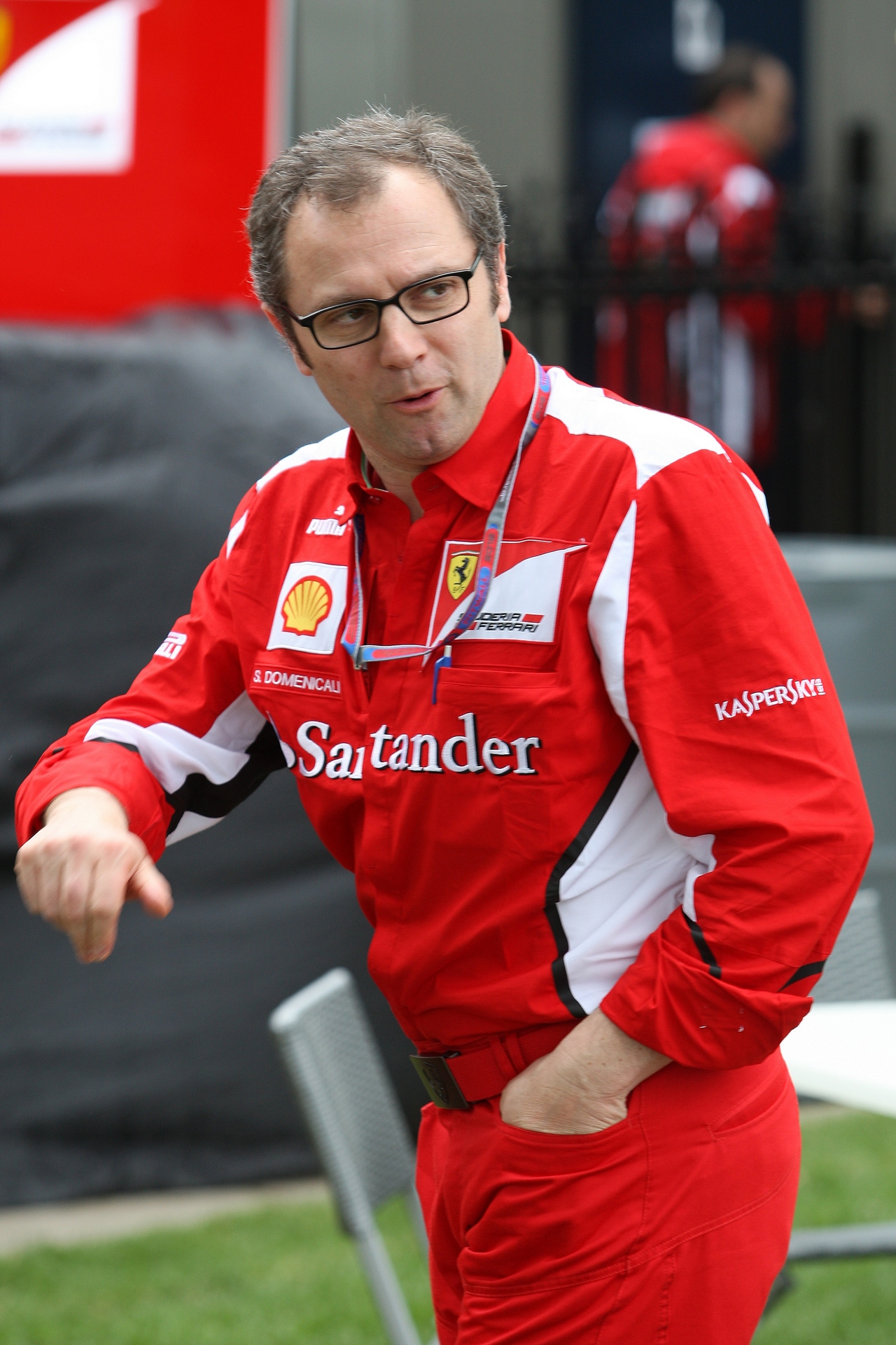 Stefano Domenicali, Team Principal, Scuderia Ferrari