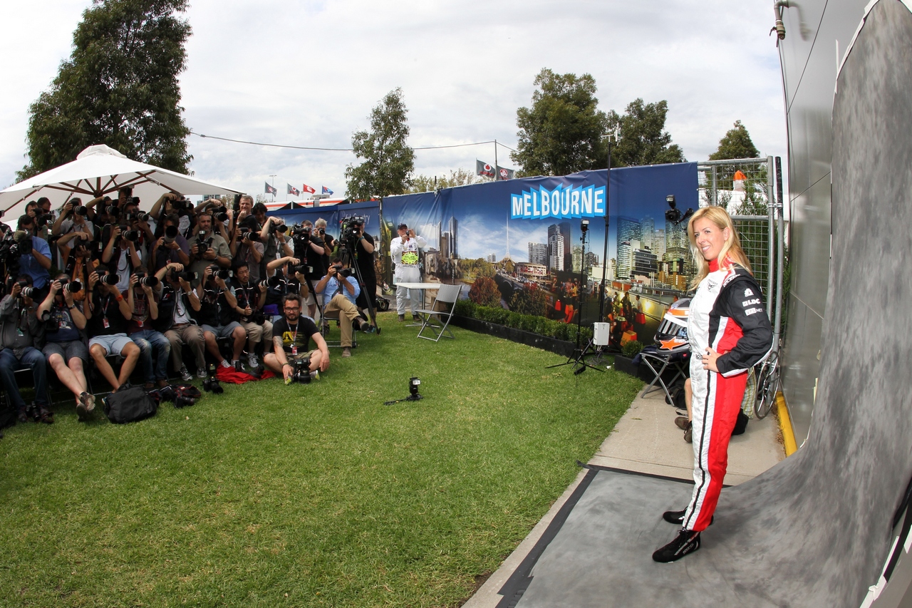 Maria de Villota (ESP) Marussia F1 Team