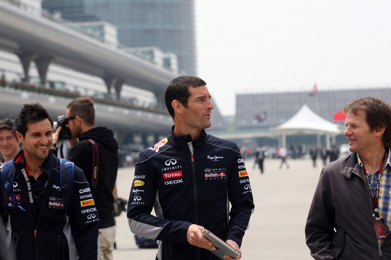 11.04.2013- Mark Webber (AUS) Red Bull Racing RB9 