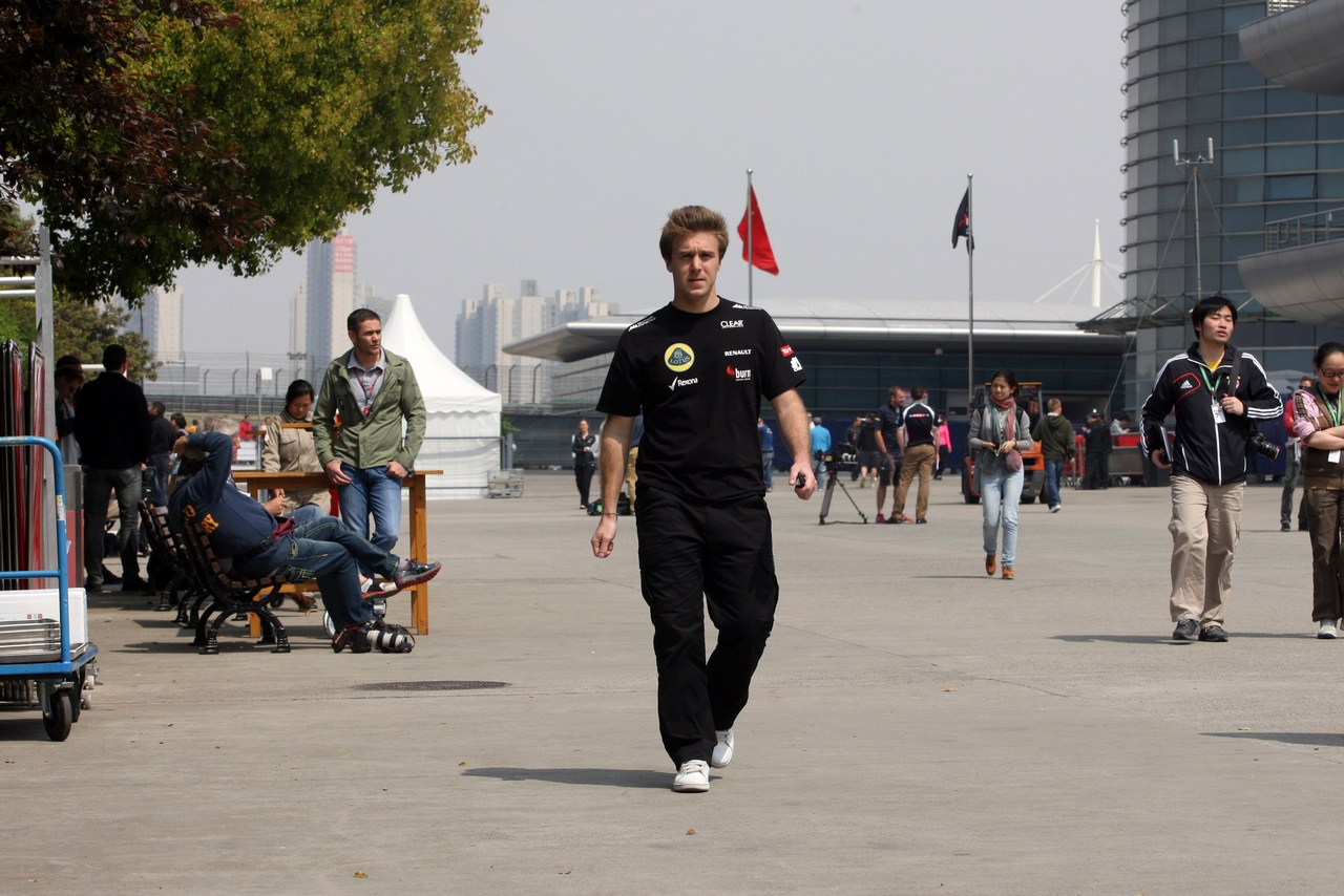 11.04.2013- Davide Valsecchi (ITA), Test driver, Lotus F1 Team E21  