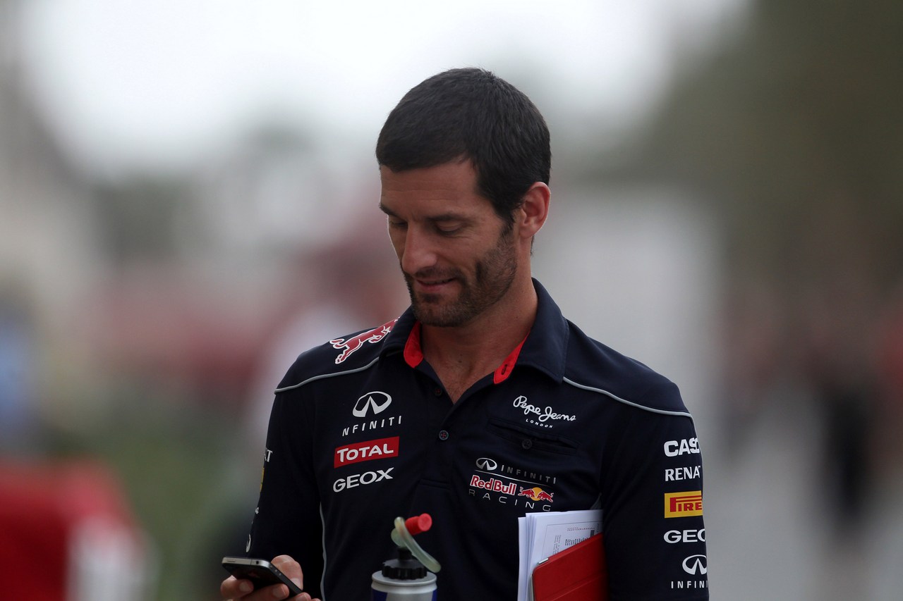 18.04.2013- Mark Webber (AUS) Red Bull Racing RB9 