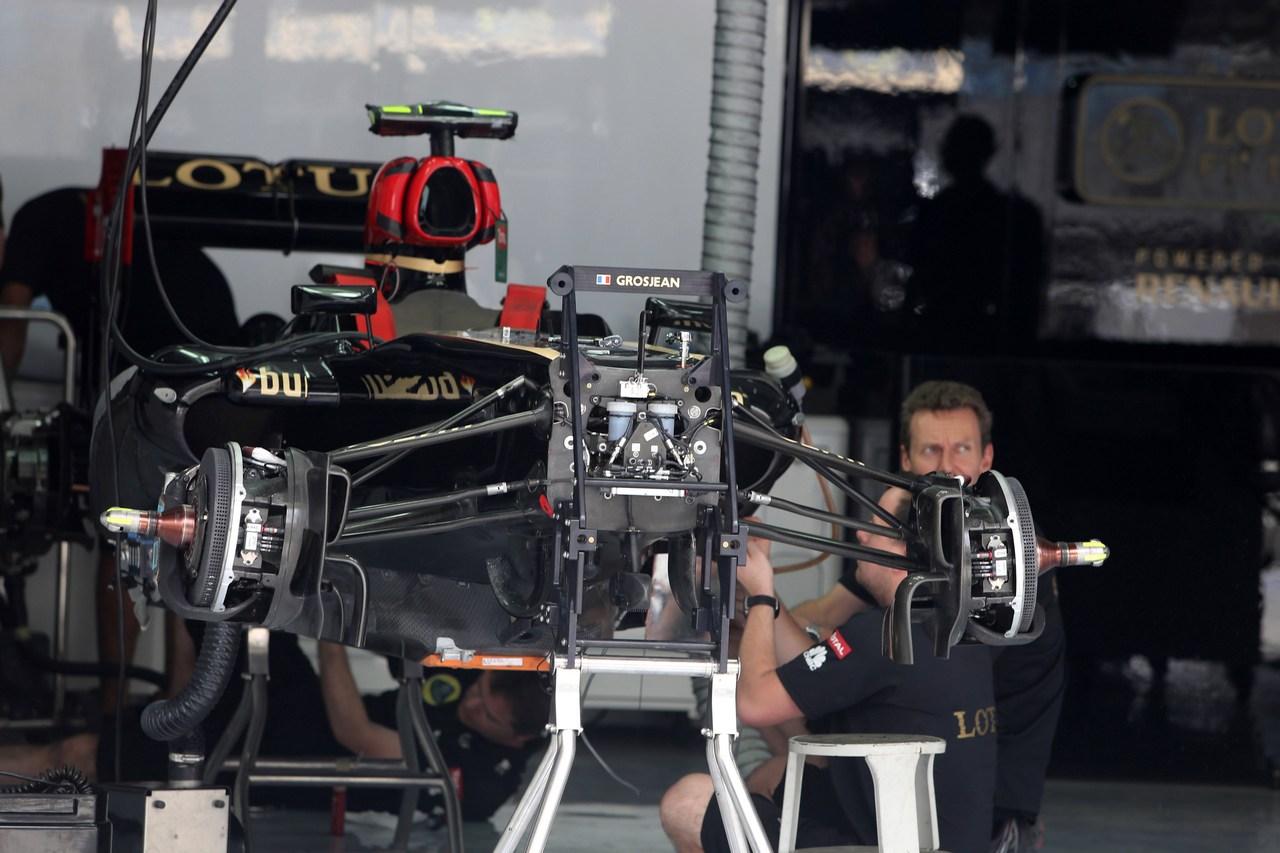 18.04.2013- Romain Grosjean (FRA) Lotus F1 Team E21 