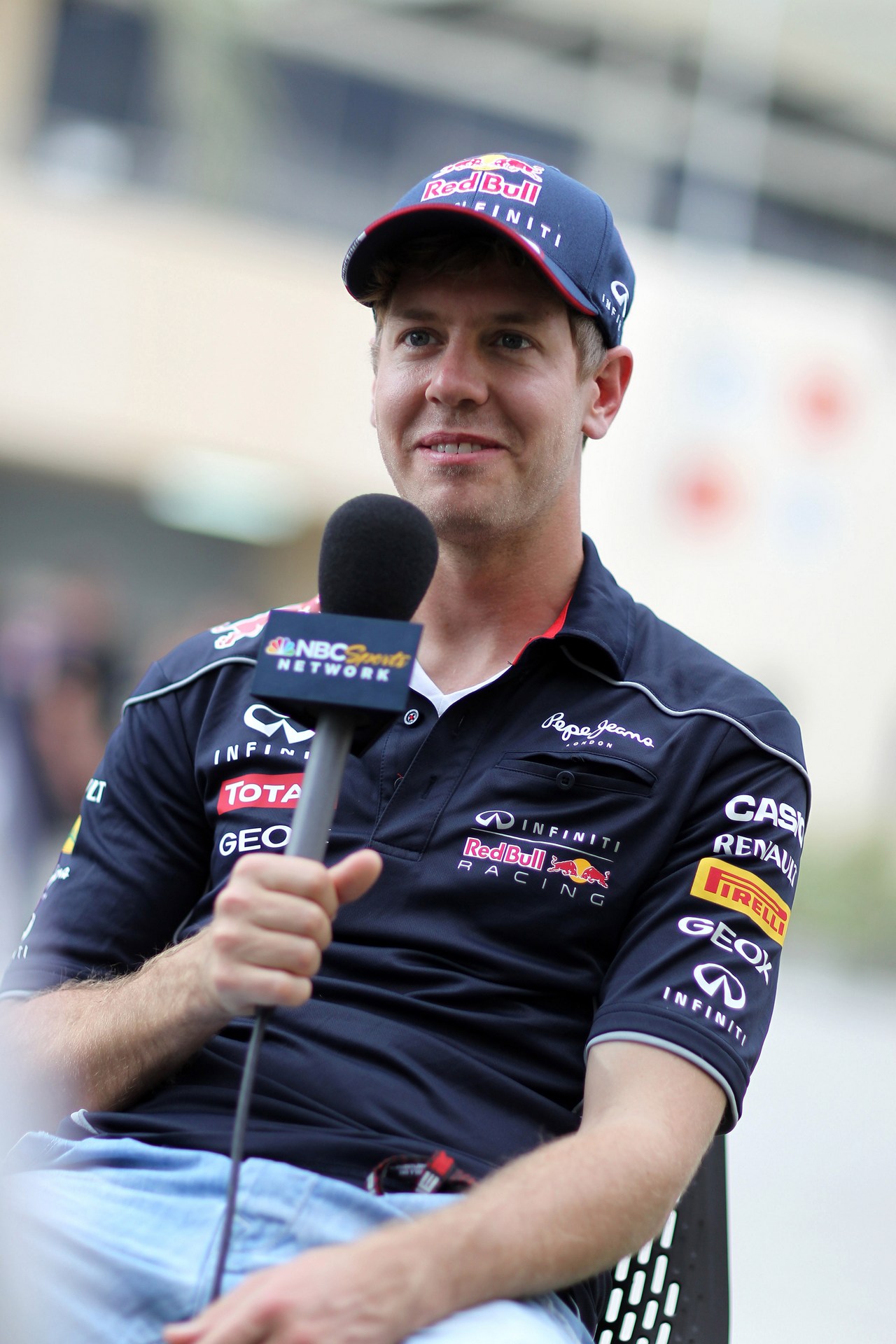 18.04.2013- Sebastian Vettel (GER) Red Bull Racing RB9 