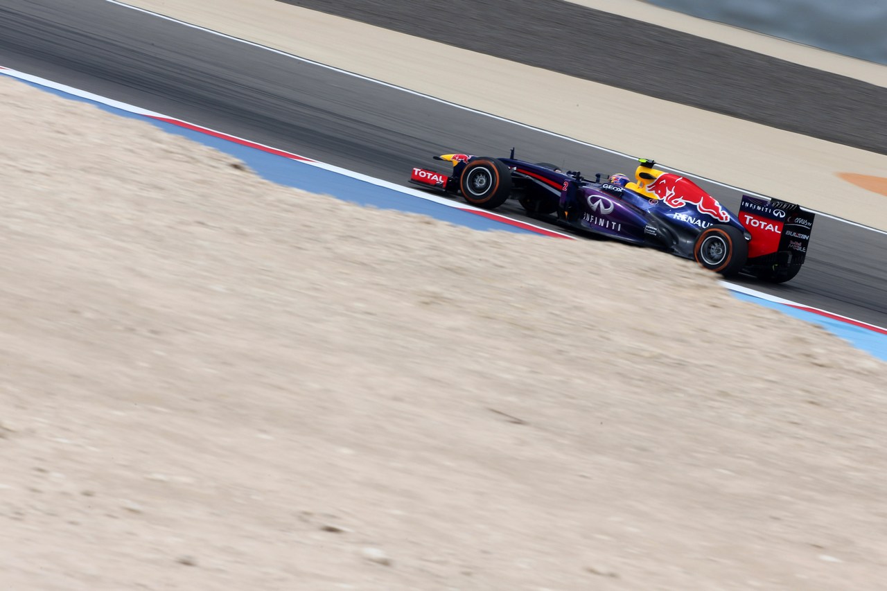 19.04.2013- Free Practice 1, Mark Webber (AUS) Red Bull Racing RB9 