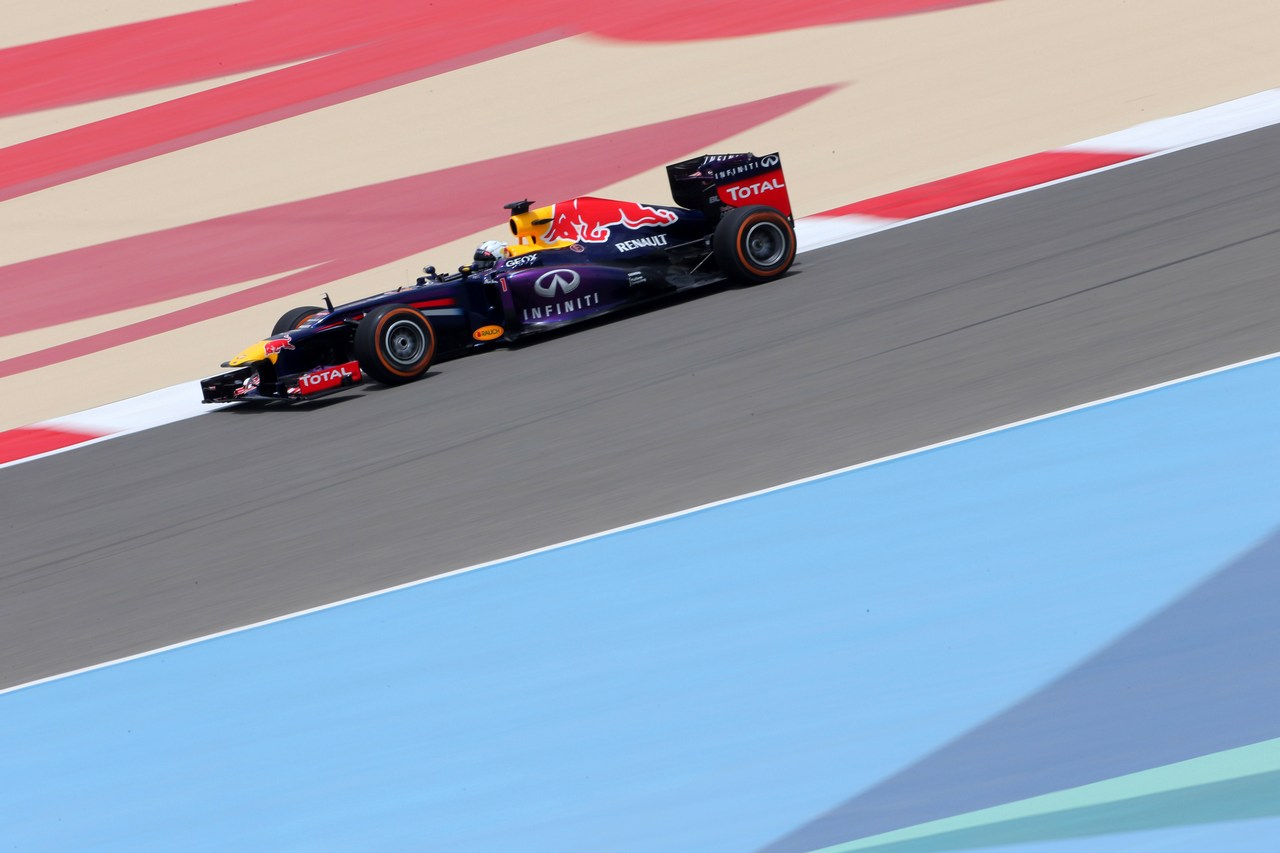 19.04.2013- Free Practice 1, Sebastian Vettel (GER) Red Bull Racing RB9 