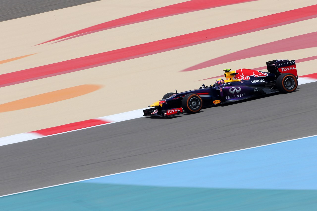 19.04.2013- Free Practice 1, Mark Webber (AUS) Red Bull Racing RB9 