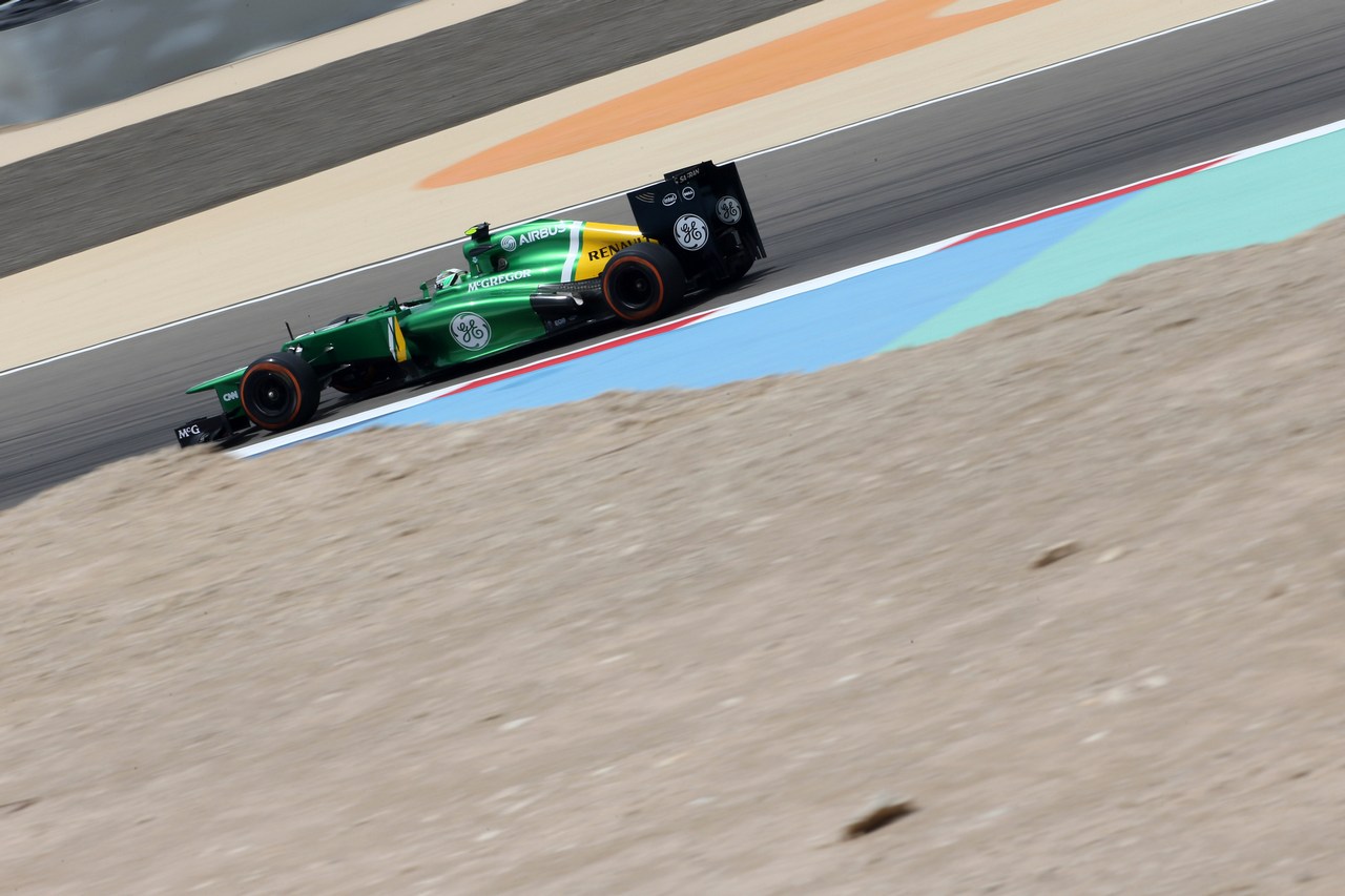 19.04.2013- Free Practice 1, Heikki Kovalainen (FIN) Caterham F1 Team CT03, Test Driver 