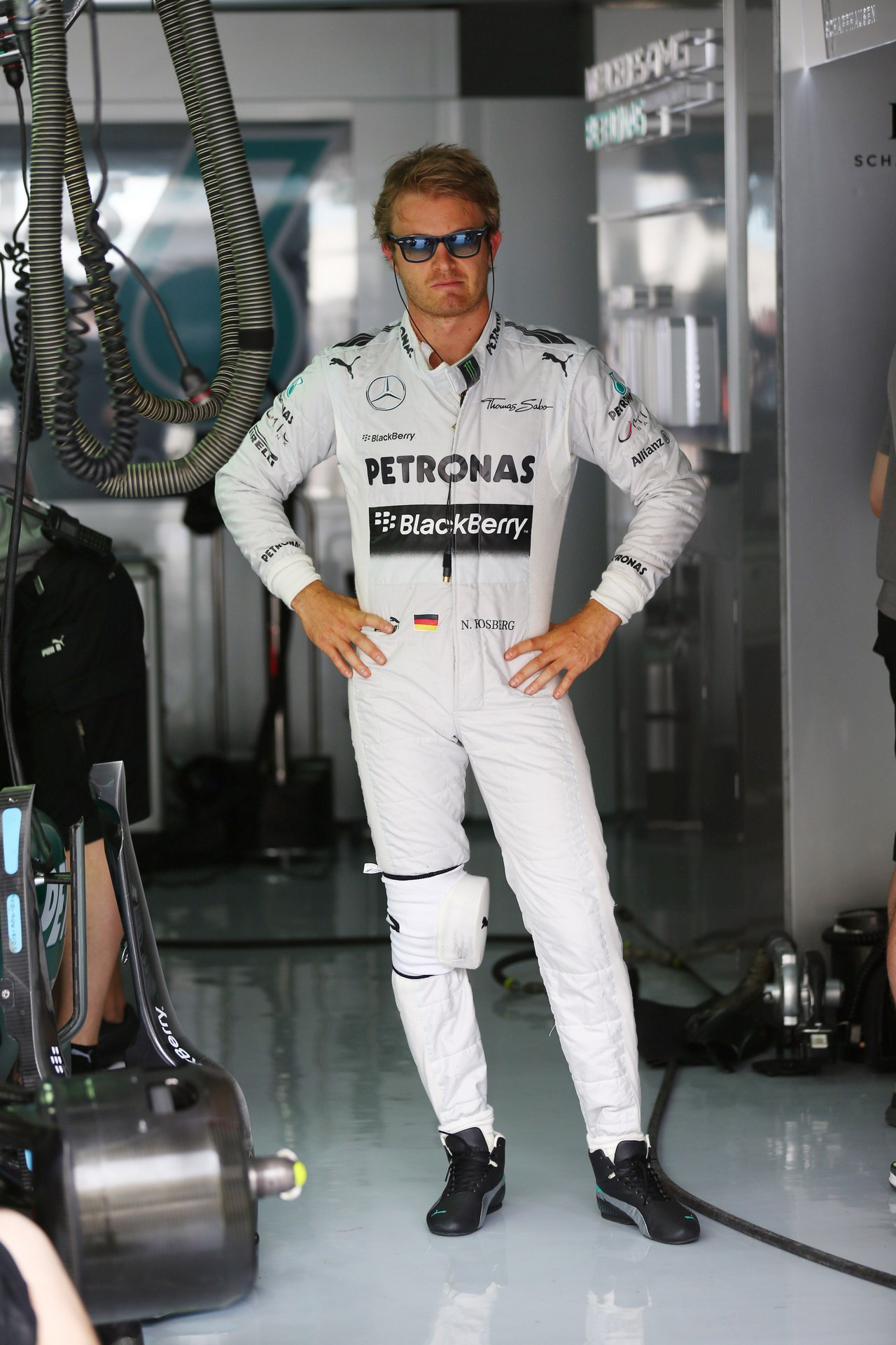 19.04.2013- Free Practice 1,Nico Rosberg (GER) Mercedes AMG F1 W04 