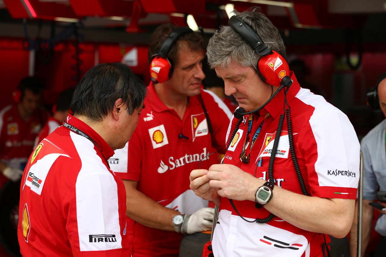 19.04.2013- Free Practice 1, Steve Clark (GBR), Head of Track Engineers, Scuderia Ferrari