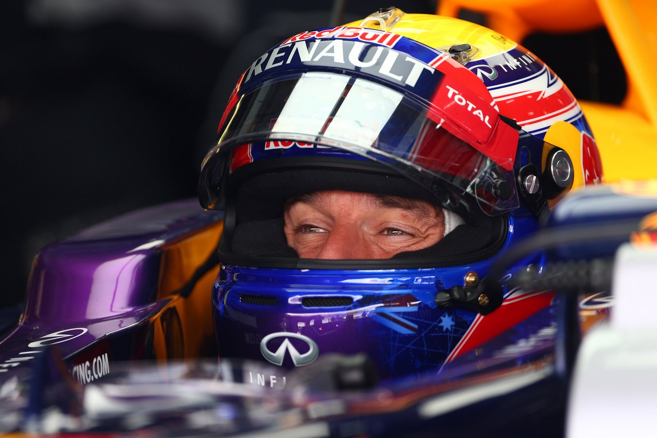 19.04.2013- Free Practice 1, Mark Webber (AUS) Red Bull Racing RB9 