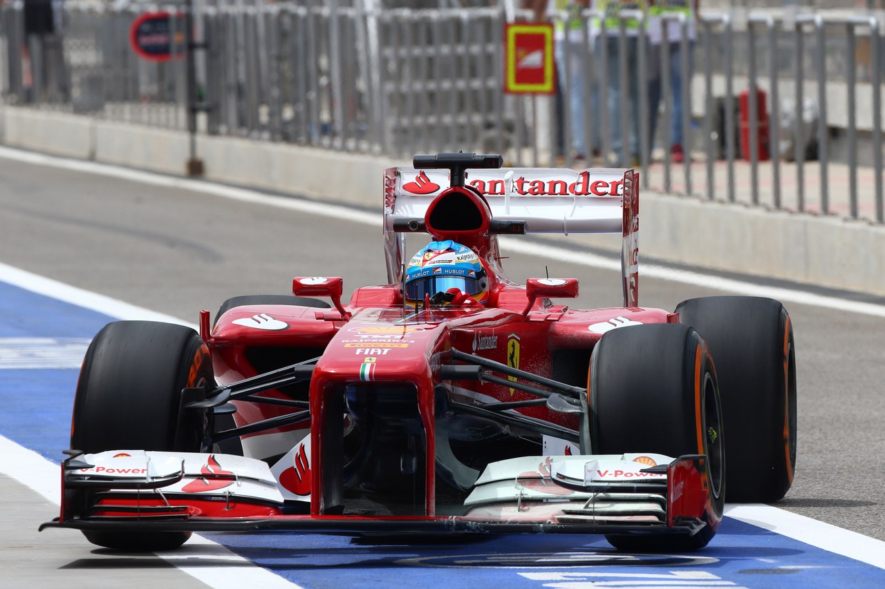 19.04.2013- Free Practice 1, Fernando Alonso (ESP) Scuderia Ferrari F138 