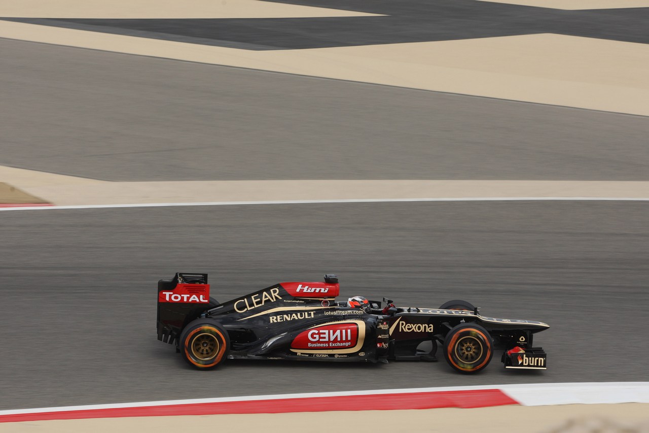 19.04.2013- Free Practice 2, Kimi Raikkonen (FIN) Lotus F1 Team E21 