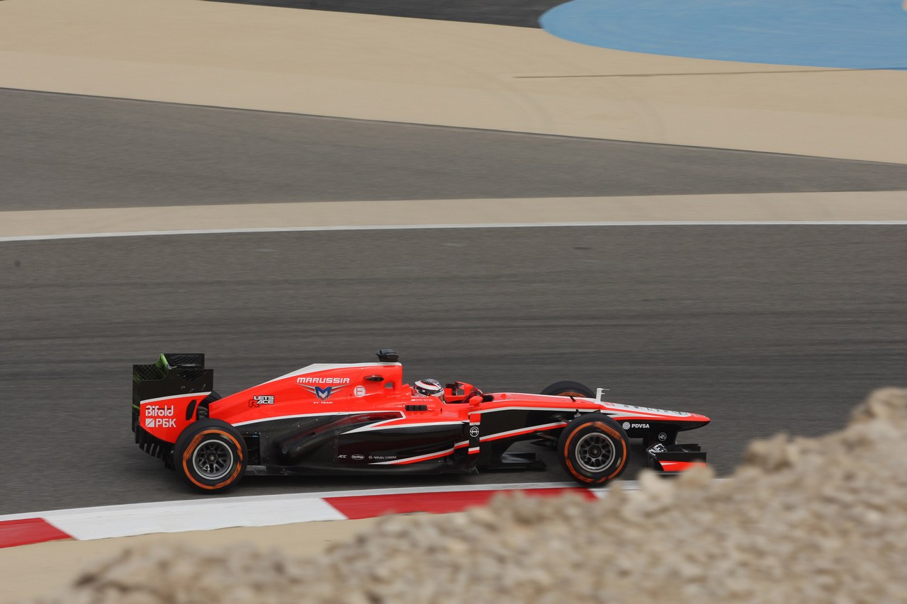 19.04.2013- Free Practice 2, Jules Bianchi (FRA) Marussia F1 Team MR02 