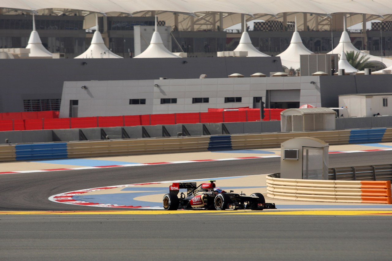 19.04.2013- Free Practice 2, Romain Grosjean (FRA) Lotus F1 Team E21 