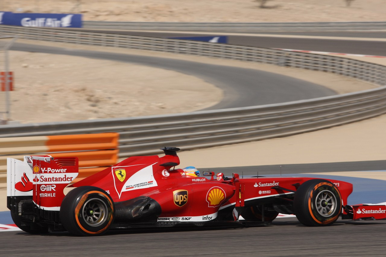 19.04.2013- Free Practice 2, Fernando Alonso (ESP) Scuderia Ferrari F138 