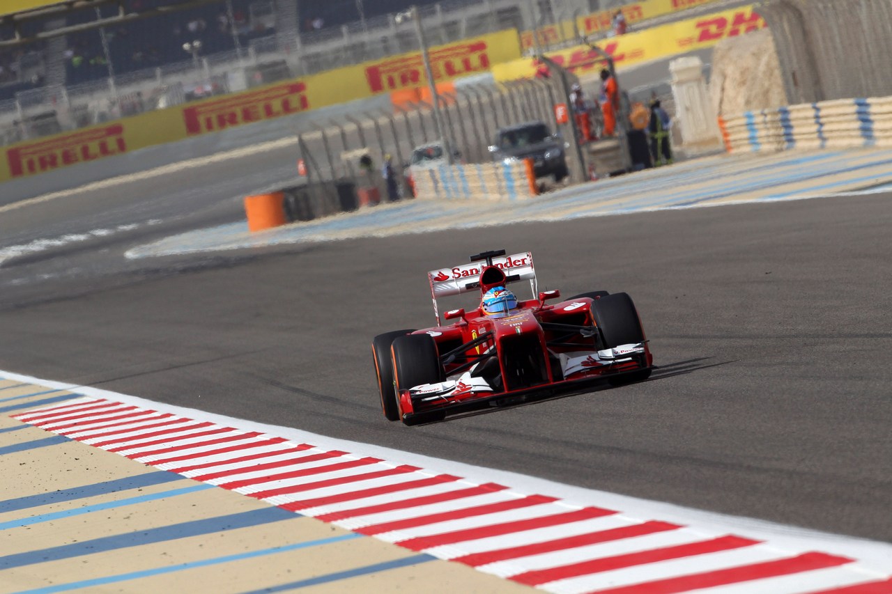 19.04.2013- Free Practice 2, Fernando Alonso (ESP) Scuderia Ferrari F138 