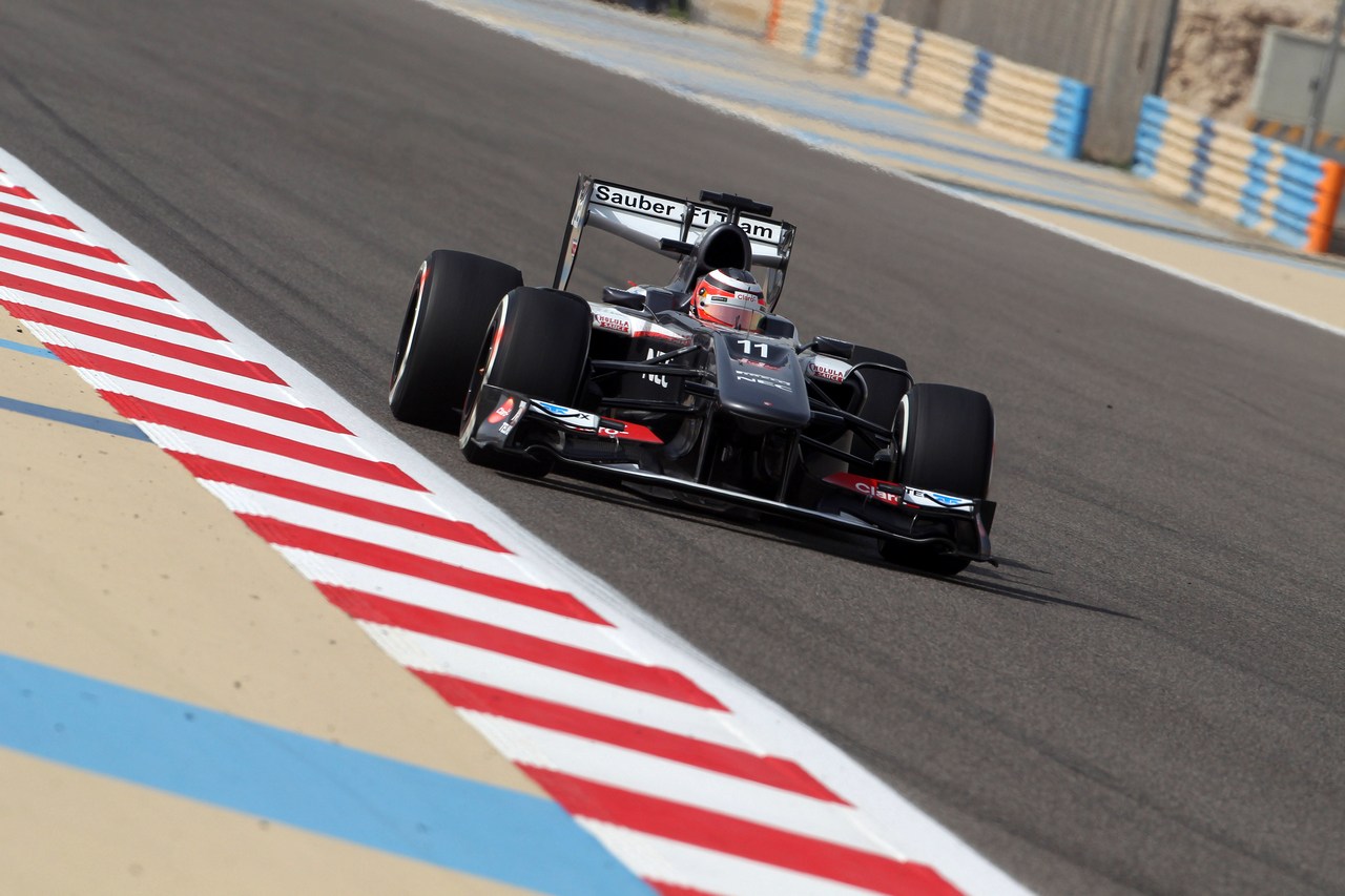 19.04.2013- Free Practice 2, Nico Hulkenberg (GER) Sauber F1 Team C32 