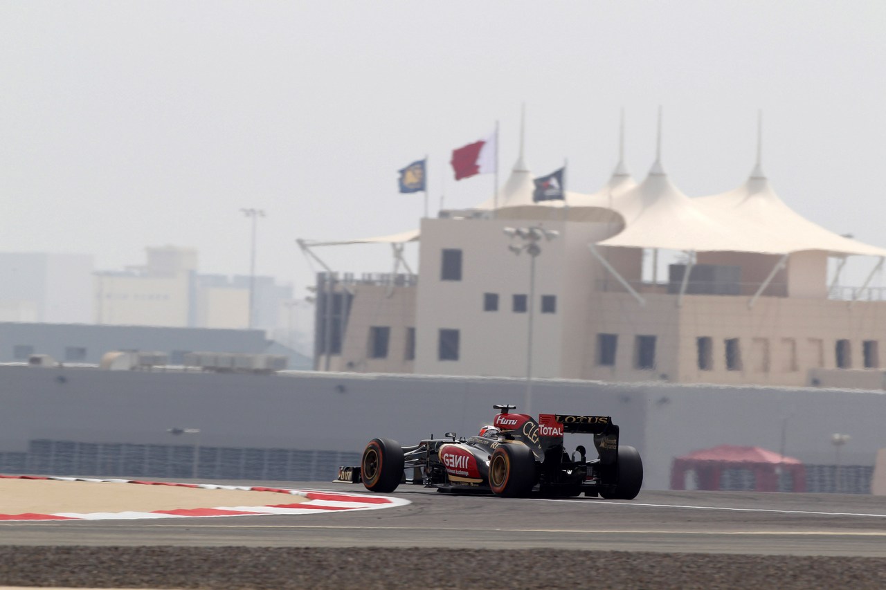 19.04.2013- Free Practice 2, Kimi Raikkonen (FIN) Lotus F1 Team E21 