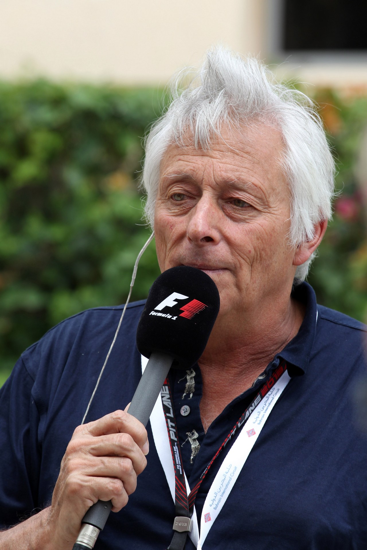 19.04.2013- Free Practice 2, Bob Constanduros (GBR) Journalist and Circuit Commentator