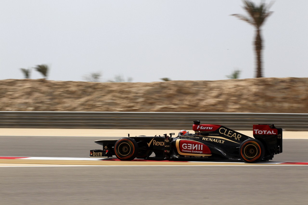 19.04.2013- Free Practice 2, Kimi Raikkonen (FIN) Lotus F1 Team E21 