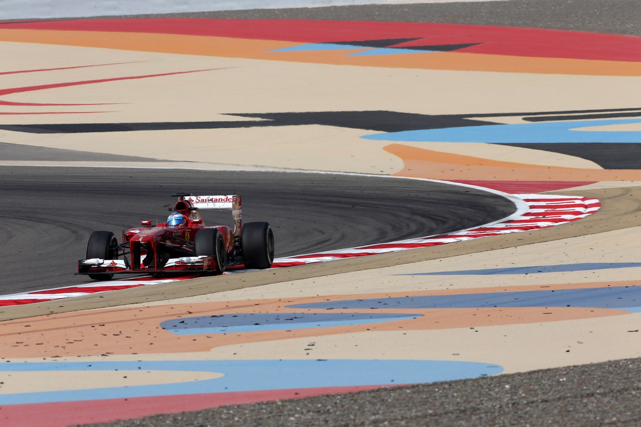 19.04.2013- Free Practice 2, Fernando Alonso (ESP) Scuderia Ferrari F138 