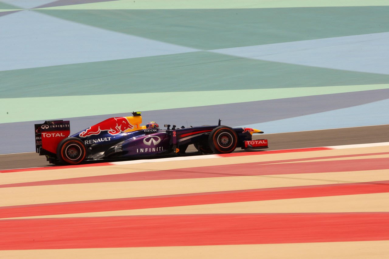 19.04.2013- Free Practice 1, Mark Webber (AUS) Red Bull Racing RB9 