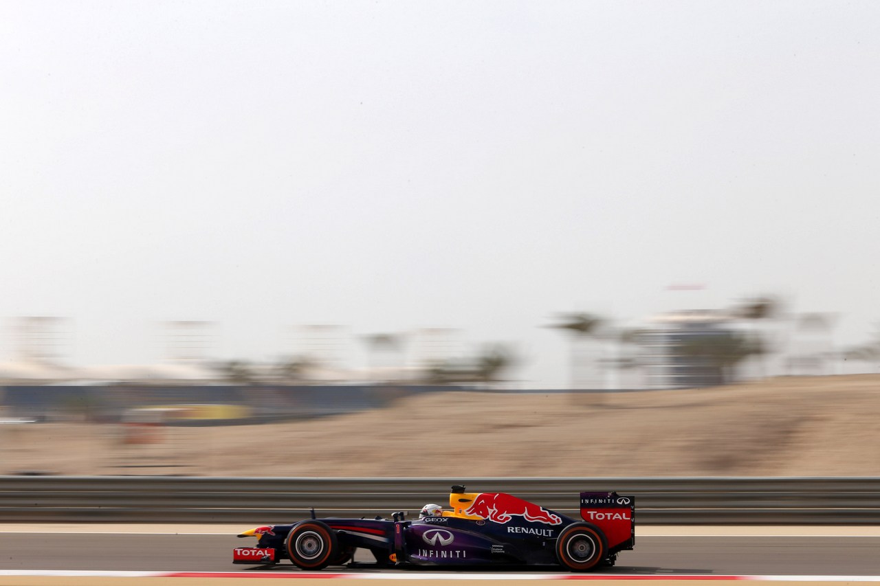 19.04.2013- Free Practice 2, Sebastian Vettel (GER) Red Bull Racing RB9 