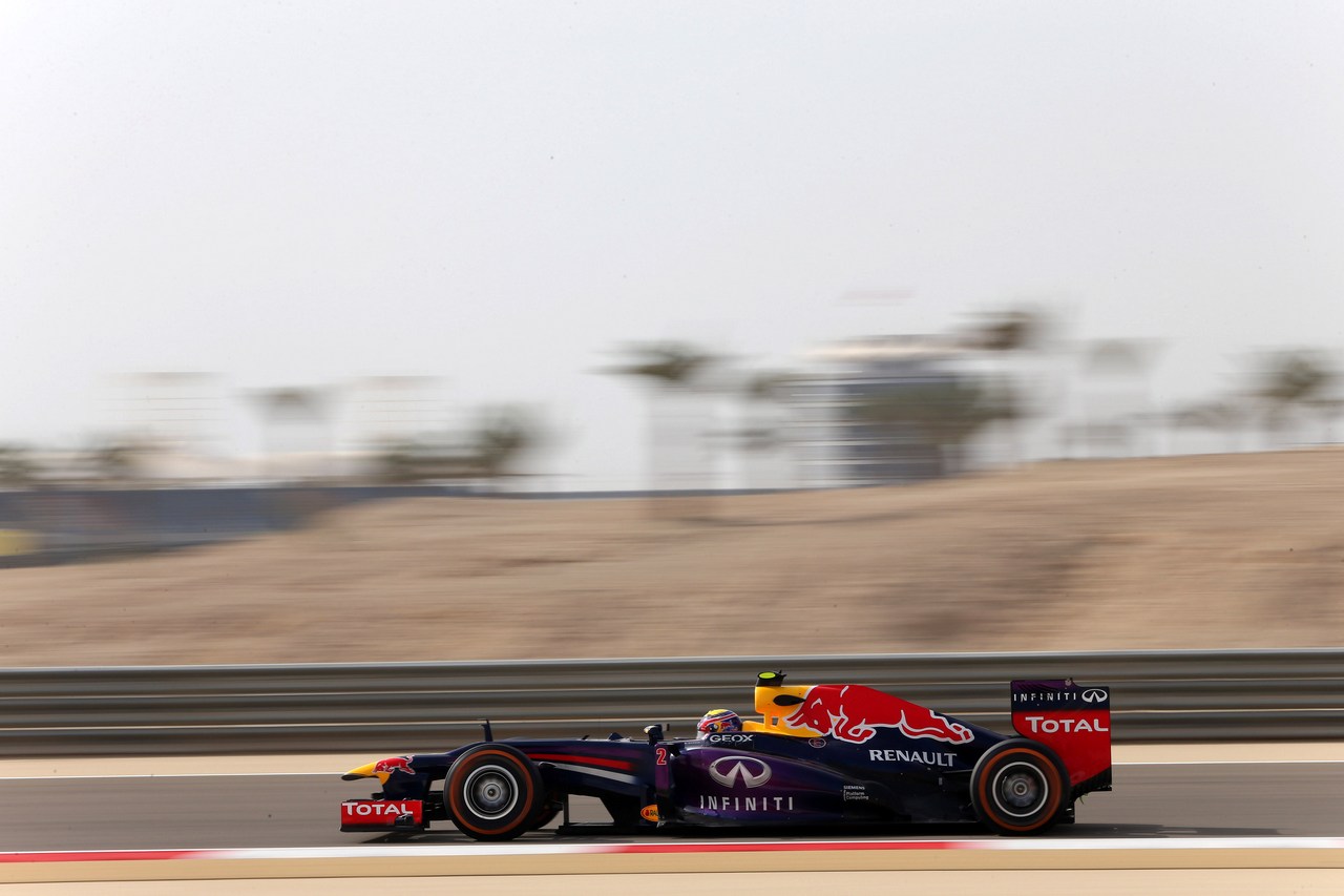 19.04.2013- Free Practice 2, Mark Webber (AUS) Red Bull Racing RB9 